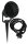 Gartenleuchte "CT-GS10", schwarz 230V, 1,5m Kabel+Erdspieß, GU10 Fassung