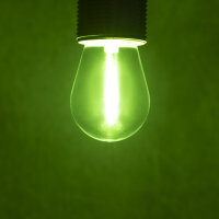 LED Birne 0,5 / 0,9 Watt Filament für Biergarten Lichterkette verschiedene Farben grün