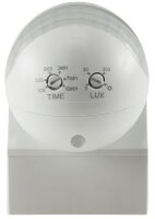 Aufputz Bewegungsmelder "CBM-Slim" 180° LED geeignet, IP44, 1-800W, weiß