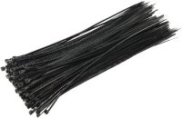 Kabelbinder 300mm x 3,5mm, schwarz 100er Pack, hohe Zugkraft, UV fest