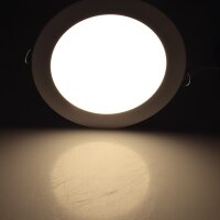 LED Licht-Panel "QCP-30R", Ø 30cm 230V, 24W, 1680 Lumen, 2900K / warmweiß