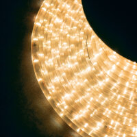 LED Lichtschlauch verschiedene Farben IP65 UV Resistent mit Netzstecker Länge wählbar Warmweiß 3 Meter