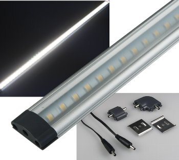 LED Unterbauleuchte "CT-FL80" 80cm 680lm, 9 Watt, 4200K / tageslicht weiß