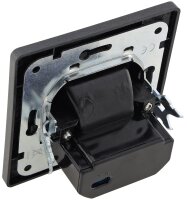 MILOS LED-Einbauleuchte "COB" Anthrazit 80x80mm, 3000k, warmweiß, 110Lumen