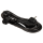 Kaltgeräte-Netzkabel Schutzk.-Winkelstecker Kaltgeräte-Kupplung, 2 m, 3x0,75 mm², schwarz