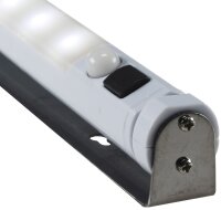 LED Unterbauleuchte mit Bewegungsmelder Batteriebet., 9 SMD LEDs, 80lm, weiß
