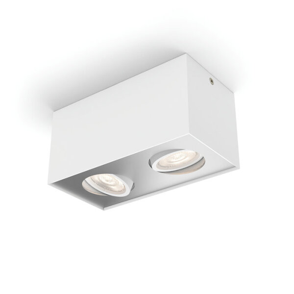 Philips MyLiving Box Warm Glow LEDSpot 2 flg. weiß