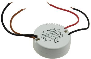 LED-Trafo "CT-12E-V2R", 0,5-12W 230V~ auf 12V=, rund ØxH 55x23mm