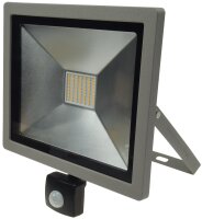 LED-Strahler SlimLine "CTF-SLT50 PIR" 50W, IP44, 3200lm, 4200K, Bewegungsmelde