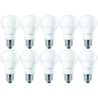 10er Pack Philips CorePro LEDbulb 8W E27 matt