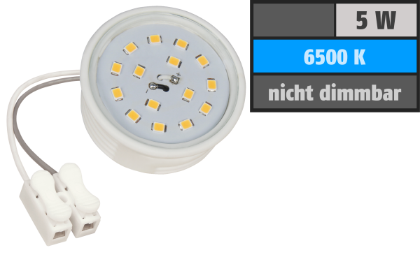 LED-Modul McShine, 5W, 400 Lumen, 230V, 50x23mm, tageslichtweiß, 6500K