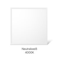 LECOM LED Panel 62 x 62 cm CRI >80 3.200 Lumen 40 Watt Lichtfarbe wählbar 4.000 K neutralweiß