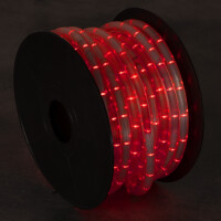 LED Lichtschlauch verschiedene Farben IP65 UV Resistent mit Netzstecker Länge wählbar Rot 5 Meter