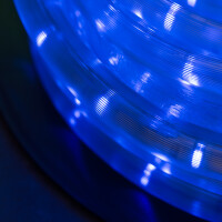 LED Lichtschlauch verschiedene Farben IP65 UV Resistent mit Netzstecker Länge wählbar Blau 33 Meter