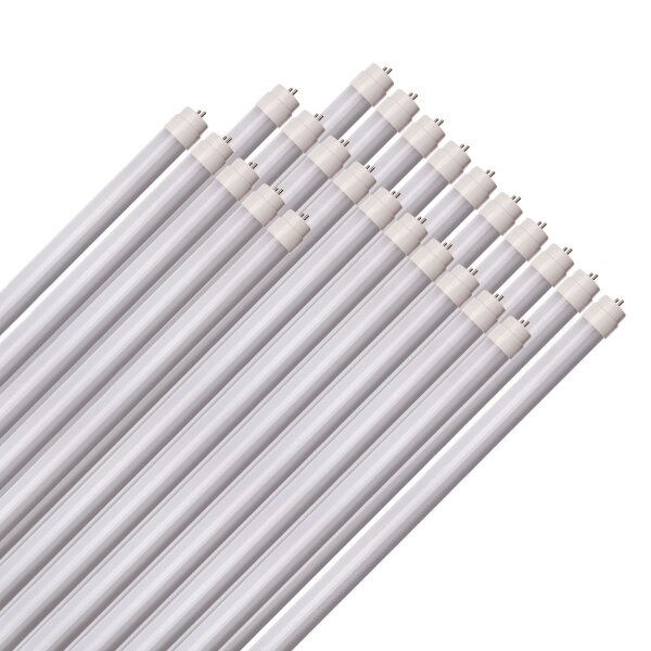 25er Pack 120 cm LED Röhren 18,5W Nano-Plastik Lichtfarbe wählbar 6.000 K kaltweiß