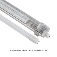 Feuchtraumfassung Feuchtraum-Wannenleuchte für eine LED Röhre Länge wählbar 120 cm