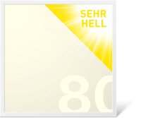 LECOM LED Panel 62 x 62 cm CRI >80 4.400 Lumen 40 Watt Lichtfarbe wählbar 4.000 K neutralweiß