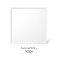 LECOM LED Panel 62 x 62 cm CRI >80 4.400 Lumen 40 Watt Lichtfarbe wählbar 4.000 K neutralweiß