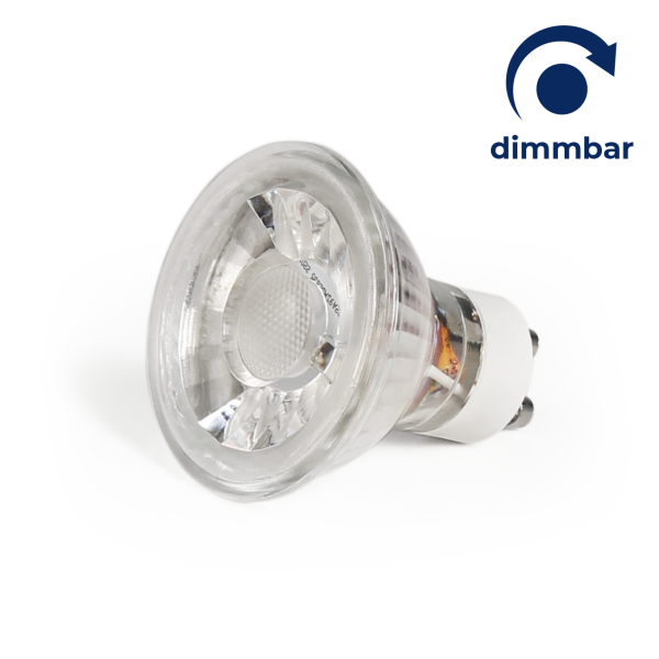 LED dimmbar GU10 MCOB 7W 450 Lumen Lichtfarbe wählbar Warmweiß 3000K