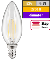 LED Filament Kerzenlampe McShine Filed, E14, 4W, 440lm,...