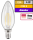 LED Filament Kerzenlampe McShine Filed, E14, 4W, 440lm, warmweiß, step-dimmbar