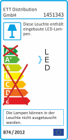 LED-Unterbauleuchte McShine SH-50, 5W, 450 lm, 50cm, warmweiß