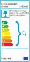 GU10 Fassung mit Zugentlastung, 11cm Kabel, max. 230V/50W