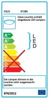 Wandleuchte EGLO Cornale, LED, 8,3W, Kunststoff,...