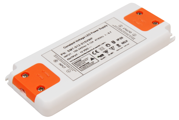 LED-Trafo McShine Slim elektronisch, 1-20W, 230V auf 12V, 128x50x12mm