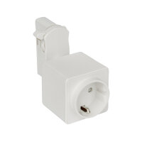 SPS2 Schuko Adapter für 3-Phasen Systeme, weiß