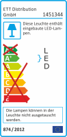 LED-Unterbauleuchte McShine SH-50, 5W, 450 lm, 50cm, weiß