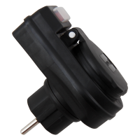 Steckdosenadapter McPower mit Schalter, 230V/3500W, IP44 - für Außen