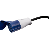 CEE-Kupplung auf Schutzkontakt-Stecker McPower, 0,35m H07RNG 3G2,5, 230V, IP44