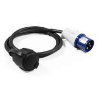 CEE-Stecker auf Schutzkontakt-Kupplung, McPower, 1,5m...