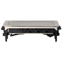 Versenkbare Tischsteckdose, 3x Schuko, 2xUSB, inkl. 1,8m...