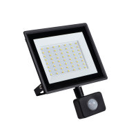 LED Fluter mit Bewegungsmelder für den Außenbereich, 50W, 4500lm, IP44, neutralweiß Neutralweiß 4.000 K