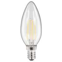 LED Filament Kerzenlampe McShine Filed, E14, 4W, 490 lm,...
