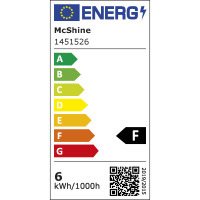 LED-Panel McShine LP-612RN, 6W, 120mm-Ø, 612 lm, 4000K, neutralweiß