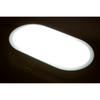 LED Feuchtraumleuchte McShine 960lm, 3000K, 12W, warmweiß, IP65, 216x118x79mm