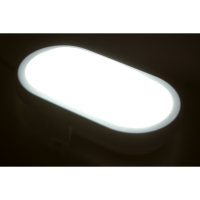 LED Feuchtraumleuchte McShine 450lm, 3000K, 6W, warmweiß, IP65, 170x92x70mm