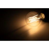 LED Filament Glühlampe McShine Filed, 3000K, E27, 2,3W, 485lm, 230V, warmweiß