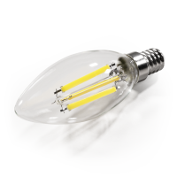 LED Filament Kerzenlampe Filed, 3000K, E14, 6W, 1055lm,...