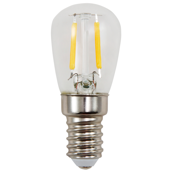 LED Filament Kolbenlampe McShine, E14, 1,5W, 150lm, 26x60mm, warmweiß