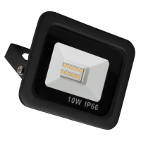 LED-Außenstrahler Slim 10W, 850 Lumen, IP66, 3000K, warmweiß
