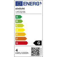 LED-Steckdosenleuchte EINLICHT Halo 3,3W, 438lm, step-dimmbar, warmweiß