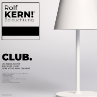 LED-Tischleuchte ROLF KERN „Club Mini“ 25cm,...
