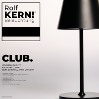 LED-Tischleuchte ROLF KERN „Club Mini“ 25cm,...