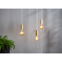 LED-Lampe Vintage Gold, E27, 0,75W,  2000K, 80lm, 12x17,8cm, Amber