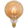LED-Lampe Vintage Gold, E27, 0,75W,  2000K, 80lm, 12x17,8cm, Amber