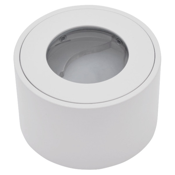 Aufbaurahmen McShine KL-44 rund, weiß, ØxH 80x50mm, IP44